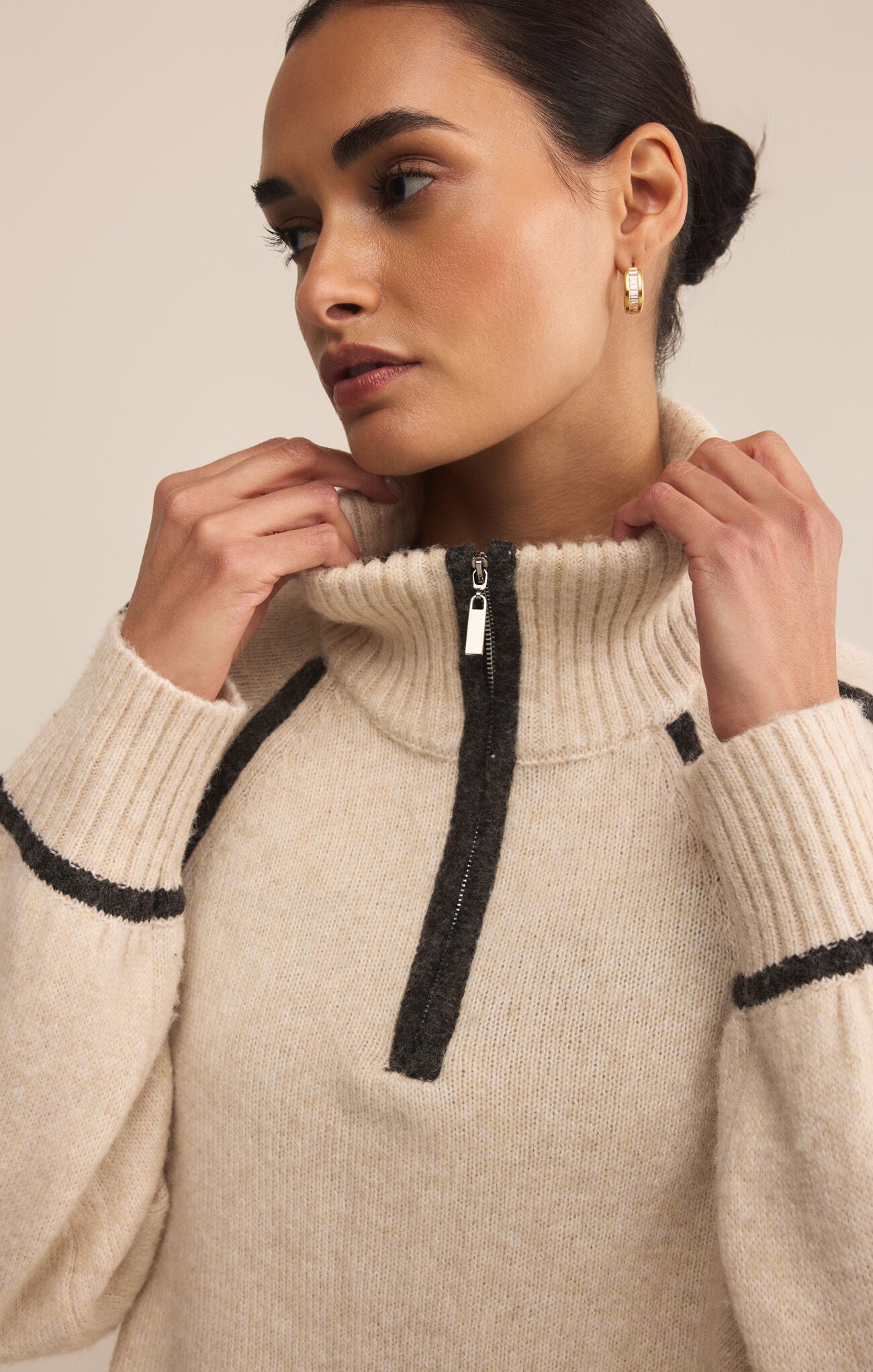 Z Supply Alps Half Zip Sweater || David's Clothing