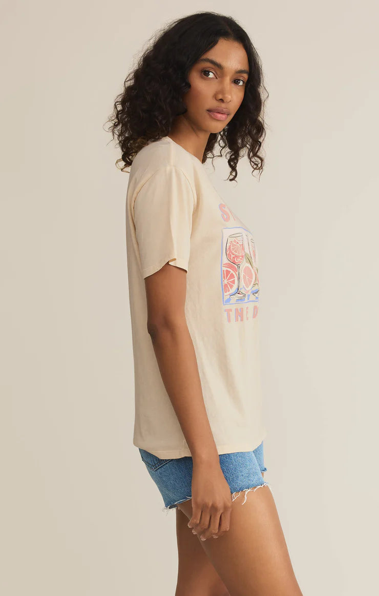 Z SUPPLY Women's Tee Z Supply Spritz Boyfriend Tee || David's Clothing