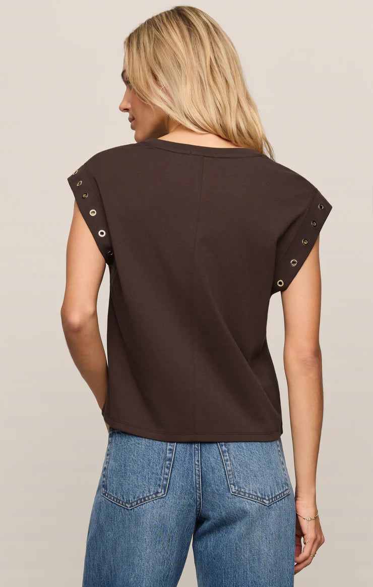 Z SUPPLY Women's Top Z Supply Camino Grommet Muscle Tee