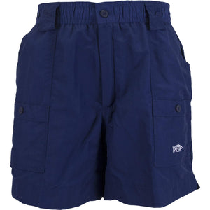 AFTCO MFG Men's Shorts Aftco Original Fishing Shorts 6" - Navy || David's Clothing
