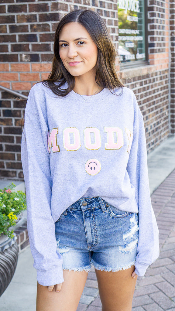 Distressed Vintage Moody Crew || David's Clothing