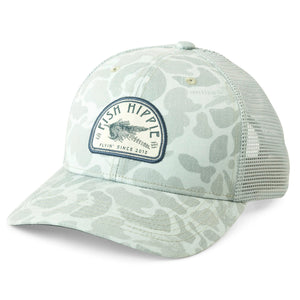 FISH HIPPIE Men's Hats GREY CAMO Fish Hippie Flyin Trucker Hat || David's Clothing H10000029