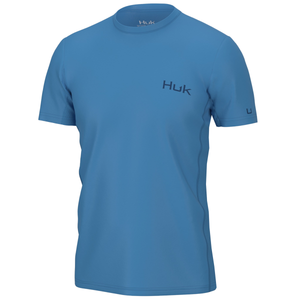 HUK FISHING Men's Tees AZURE BLUE / S Huk Icon X Short Sleeve || David's Clothing H1200481436