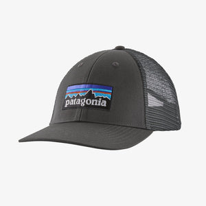 PATAGONIA 17-Men's Furnishings FORGE GREY Patagonia P-6 Logo LoPro Trucker Hat || David's Clothing 38283FGE