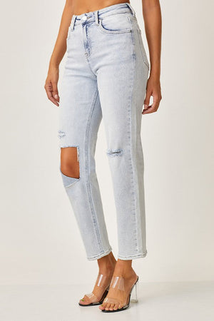 Risen Jeans Women's Jeans Risen High Rise Relaxed Jeans || David's Clothing