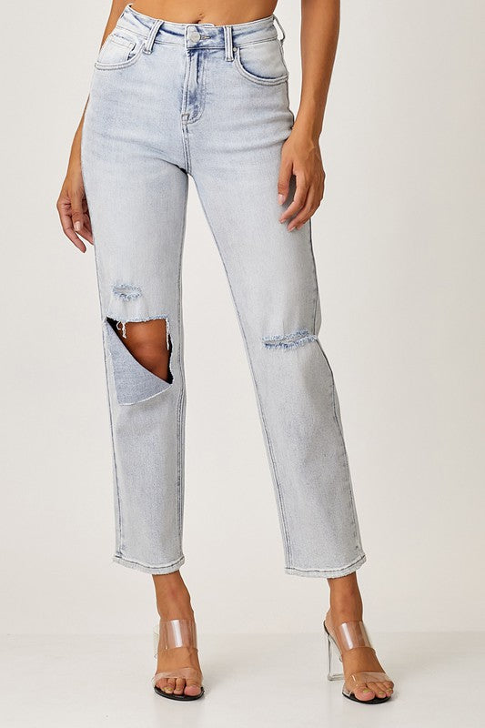 Risen Jeans Women's Jeans Risen High Rise Relaxed Jeans || David's Clothing