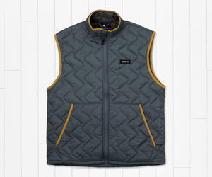 SOUTHERN MARSH COLLECTION Men's Outerwear SLATE / S Southern Marsh Broussard Quilted Vest || David's Clothing OBQVSLT